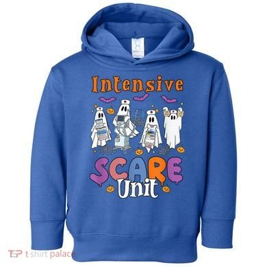 Intensive Scare Unit Icu Boo Crew Funny Nicu Picu Nurse Tech Toddler Hoodie