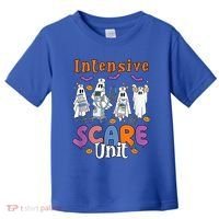 Intensive Scare Unit Icu Boo Crew Funny Nicu Picu Nurse Tech Toddler T-Shirt thumb 0