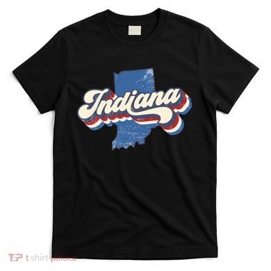 Indiana State Vintage Retro T-Shirt