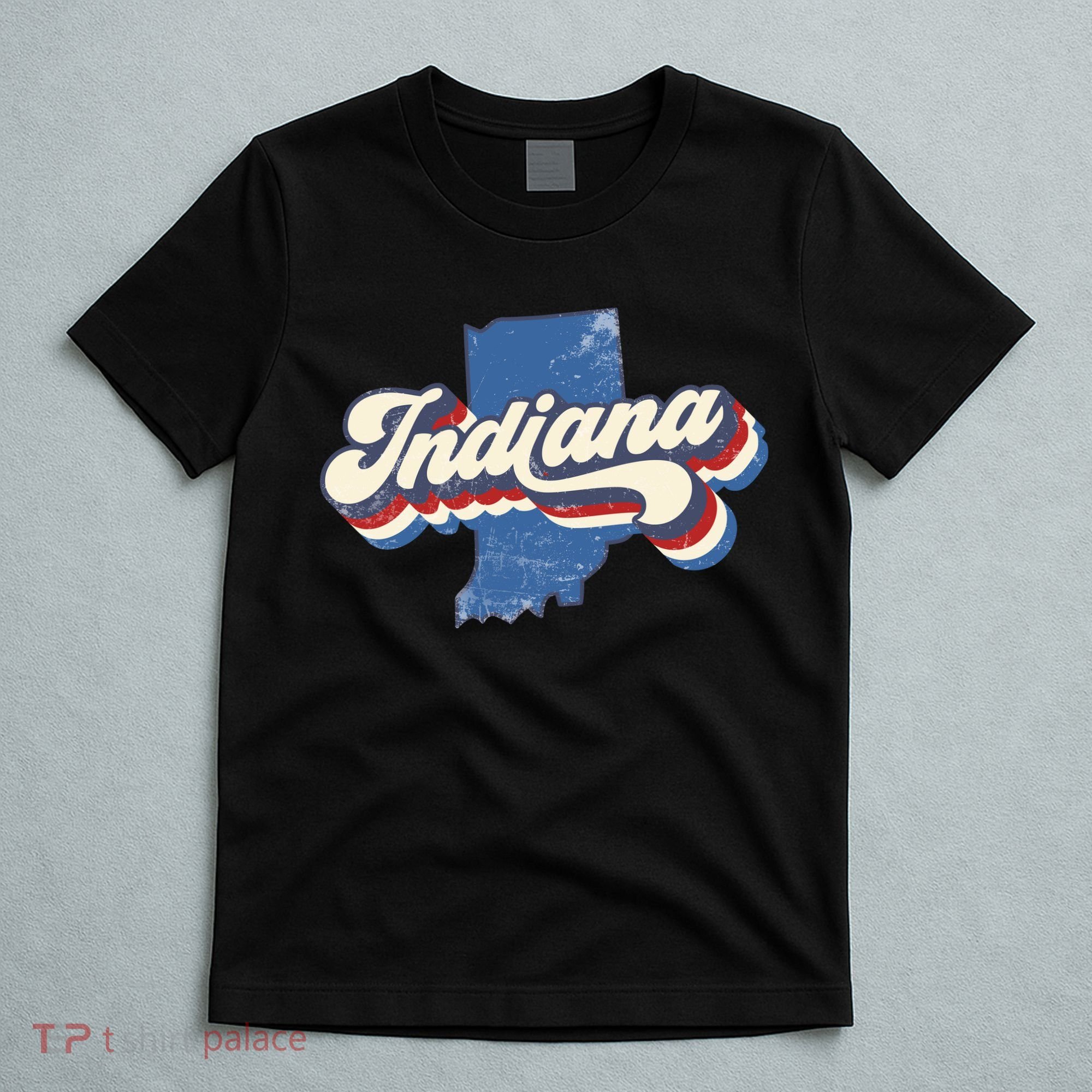 Indiana State Vintage Retro T-Shirt