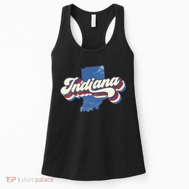 Indiana State Vintage Retro Women's Tank Top