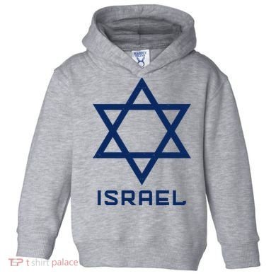 Israel Star Vintage Toddler Hoodie