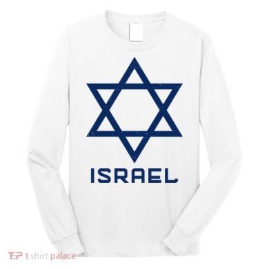 Israel Star Vintage Long Sleeve Shirt