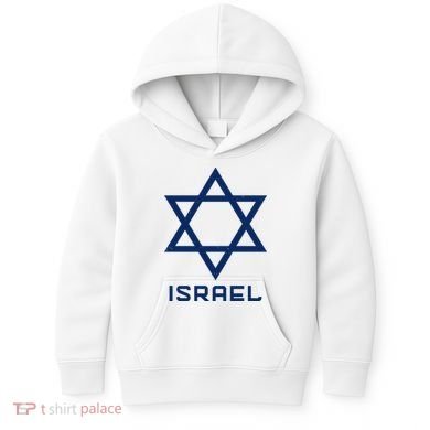 Israel Star Vintage Kids Hoodie