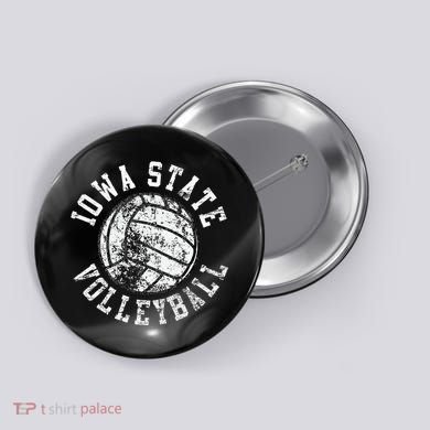 Iowa State Volleyball Button