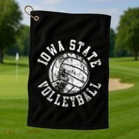 Iowa State Volleyball Golf Towel thumb 1