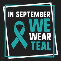 In September We Wear Teal Cervical Ovarian Cancer Awareness Hat thumb 2