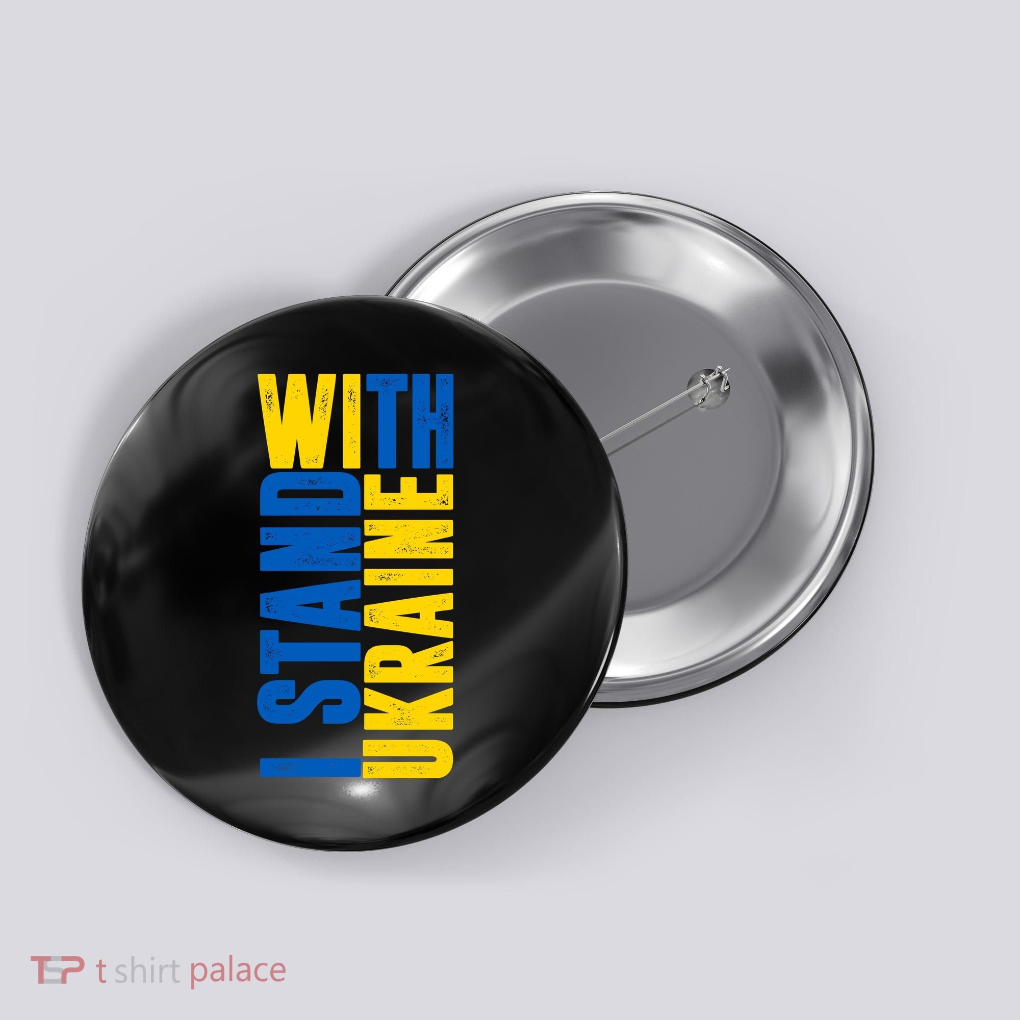 I Stand With Ukraine Button