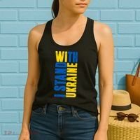 I Stand With Ukraine Women's Tank Top thumb 2