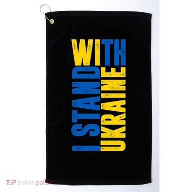 I Stand With Ukraine Golf Towel