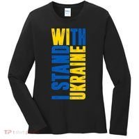 I Stand With Ukraine Women's Long Sleeve Shirt thumb 0