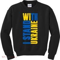 I Stand With Ukraine Kids Sweatshirt thumb 0