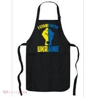 I Stand With Ukriane Protest Fist Support Ukaine Apron thumb 0