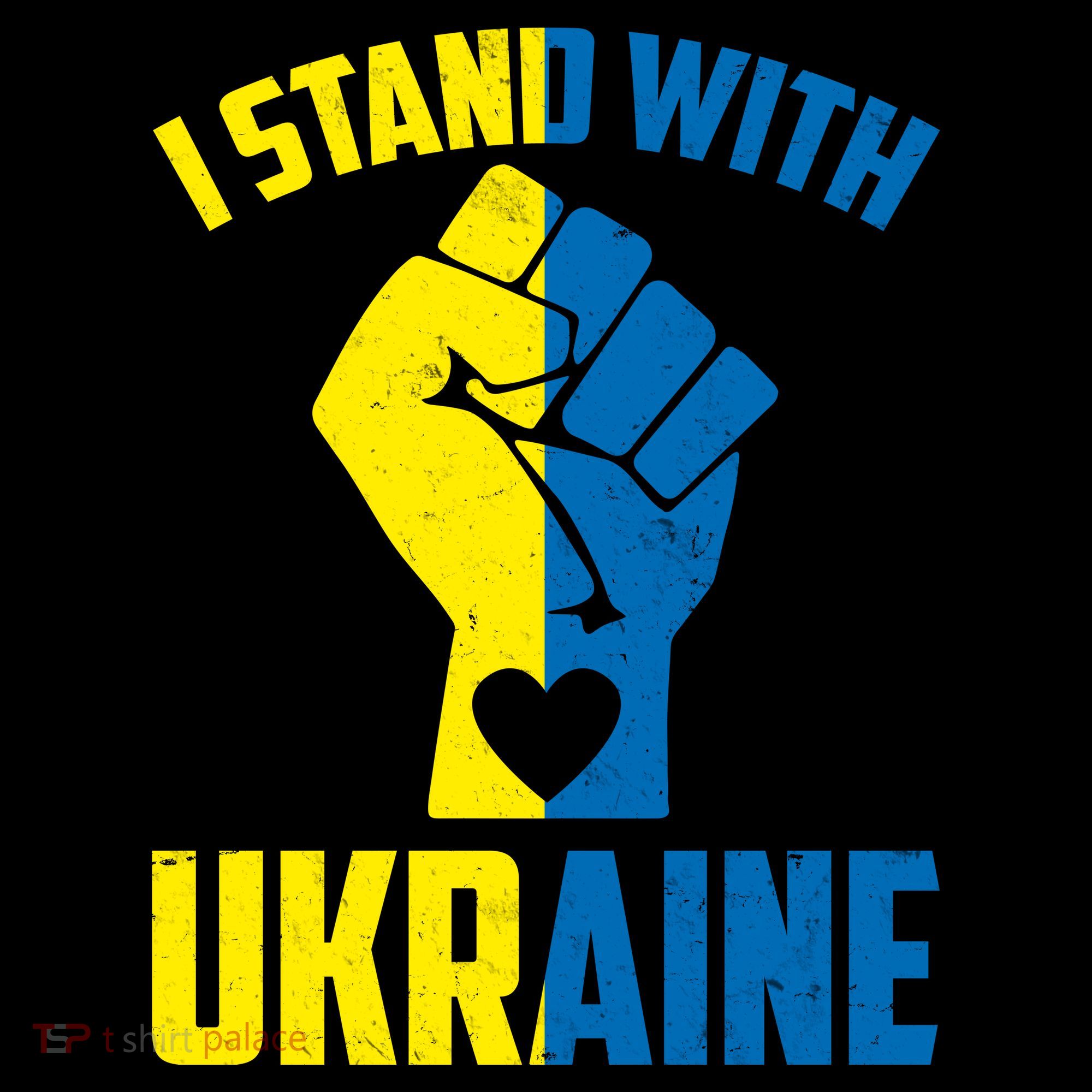 I Stand With Ukriane Protest Fist Support Ukaine Coffee Mug