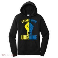 I Stand With Ukriane Protest Fist Support Ukaine Women's Hoodie thumb 0