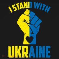 I Stand With Ukriane Protest Fist Support Ukaine Women's Hoodie thumb 2