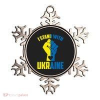 I Stand With Ukriane Protest Fist Support Ukaine Ornament thumb 0