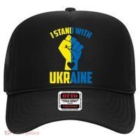 I Stand With Ukriane Protest Fist Support Ukaine Hat thumb 0