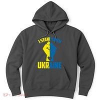 I Stand With Ukriane Protest Fist Support Ukaine Hoodie thumb 0