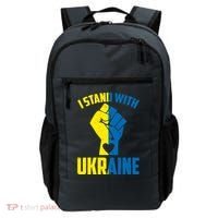I Stand With Ukriane Protest Fist Support Ukaine Backpack thumb 0