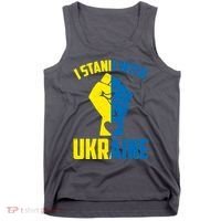 I Stand With Ukriane Protest Fist Support Ukaine Tank Top thumb 0