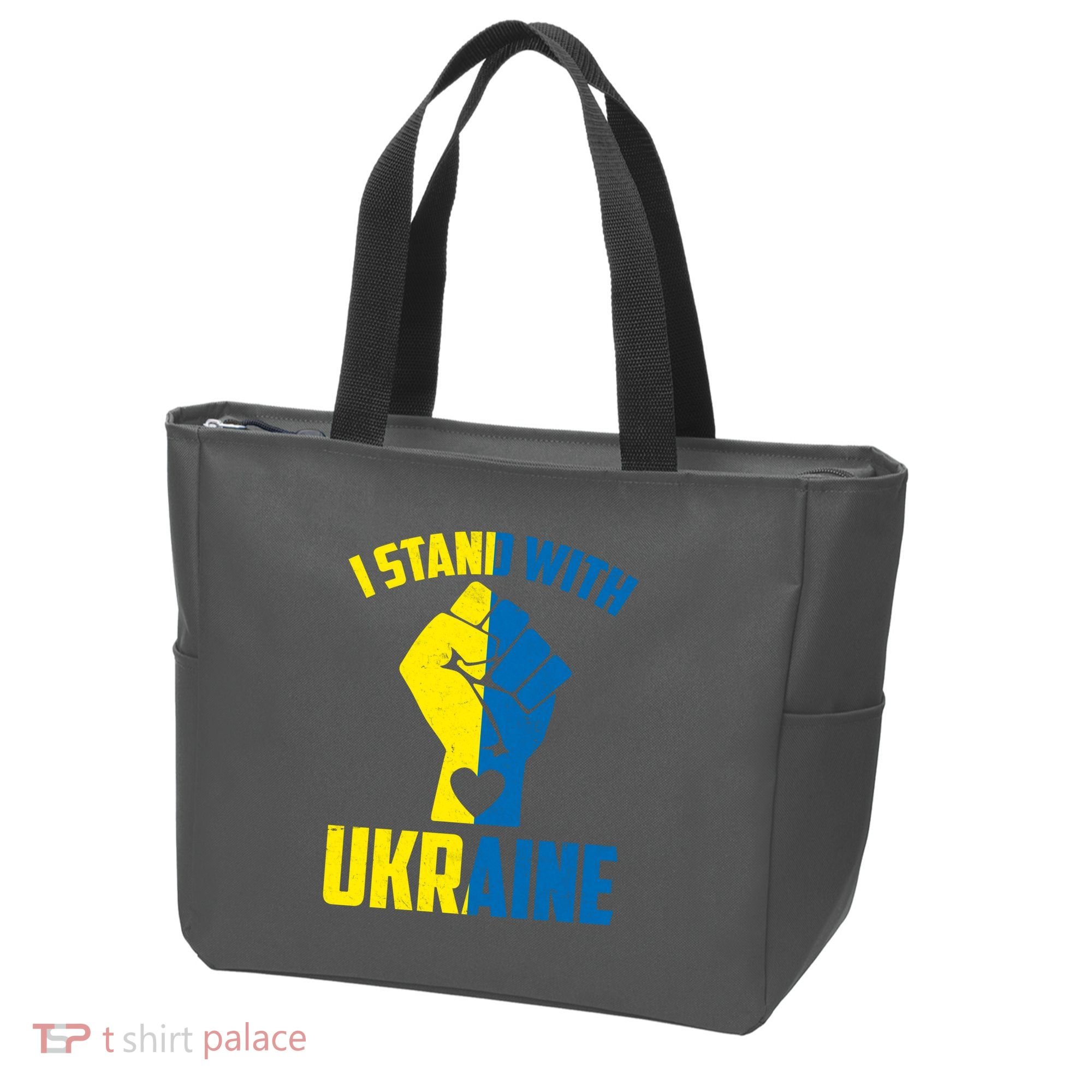 I Stand With Ukriane Protest Fist Support Ukaine Tote Bag