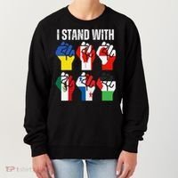 I Stand With Ukraine Canada Greenland Mexico Panama Gaza Women's Sweatshirt thumb 0
