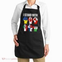 I Stand With Ukraine Canada Greenland Mexico Panama Gaza Apron thumb 2