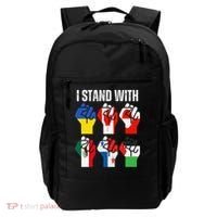 I Stand With Ukraine Canada Greenland Mexico Panama Gaza Backpack thumb 0