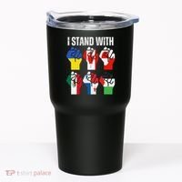 I Stand With Ukraine Canada Greenland Mexico Panama Gaza Tumbler thumb 0