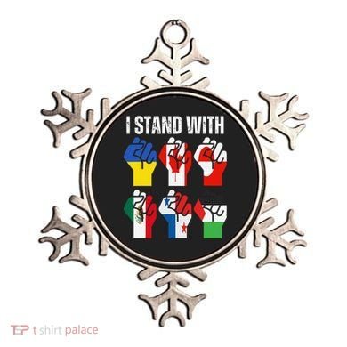 I Stand With Ukraine Canada Greenland Mexico Panama Gaza Ornament