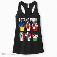 I Stand With Ukraine Canada Greenland Mexico Panama Gaza Women's Tank Top thumb 0