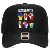 I Stand With Ukraine Canada Greenland Mexico Panama Gaza Hat thumb 0
