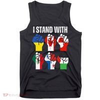 I Stand With Ukraine Canada Greenland Mexico Panama Gaza Tank Top thumb 0