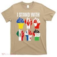 I Stand With Ukraine Canada Greenland Mexico Panama Gaza T-Shirt thumb 0