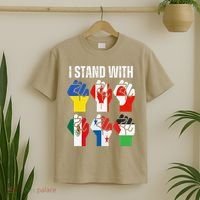 I Stand With Ukraine Canada Greenland Mexico Panama Gaza T-Shirt thumb 2