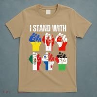 I Stand With Ukraine Canada Greenland Mexico Panama Gaza T-Shirt thumb 5
