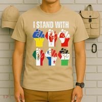 I Stand With Ukraine Canada Greenland Mexico Panama Gaza T-Shirt thumb 6