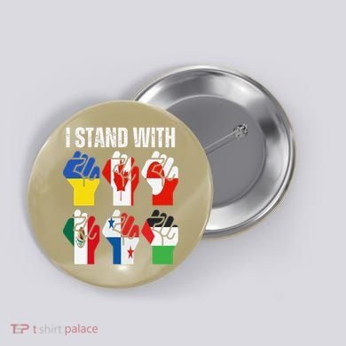 I Stand With Ukraine Canada Greenland Mexico Panama Gaza Button