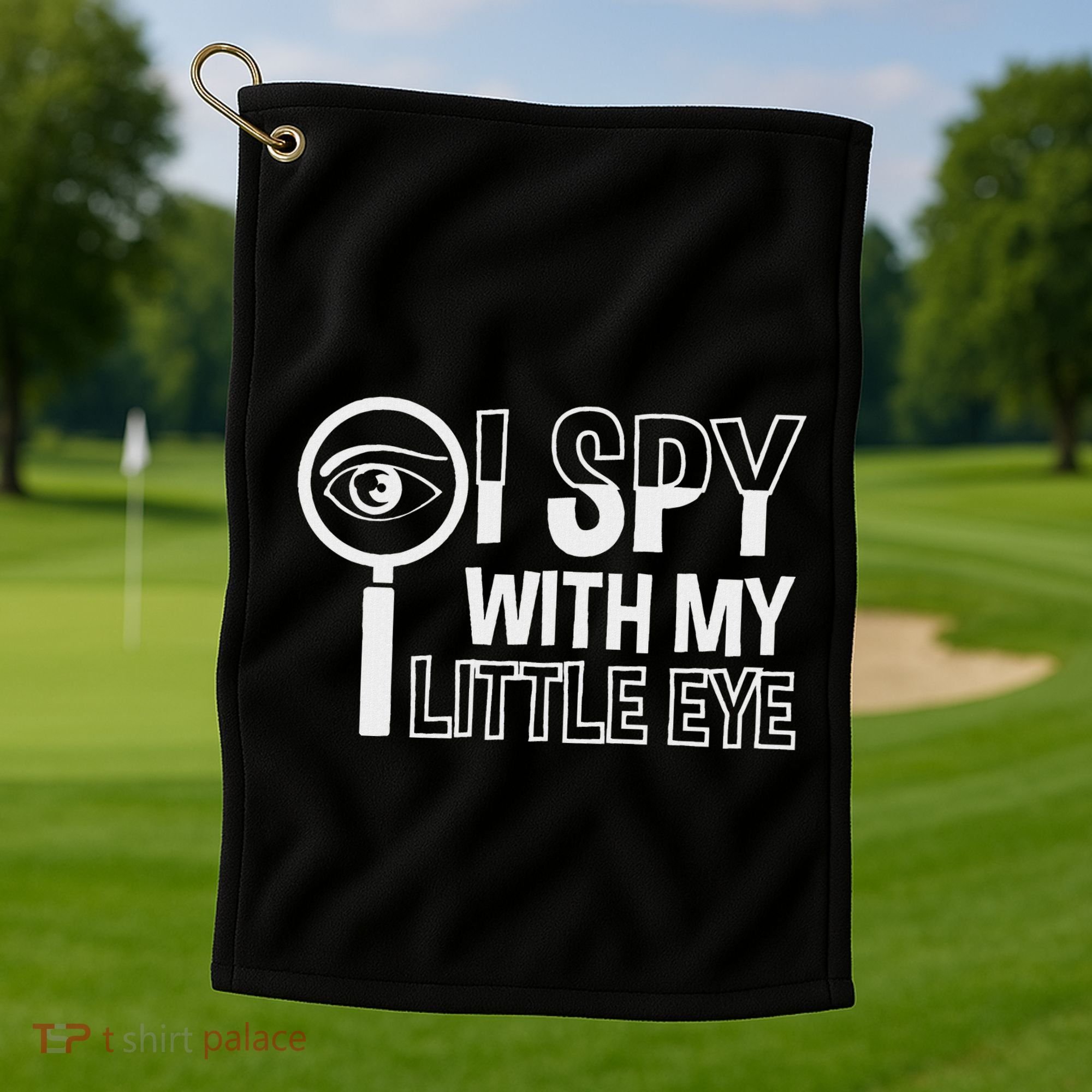 I Spy With My Eye Secret Agents Golf Towel