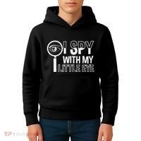 I Spy With My Eye Secret Agents Kids Hoodie thumb 4