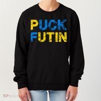 I Stand With Ukraine Puck Futin Support Women's Sweatshirt thumb 0