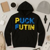 I Stand With Ukraine Puck Futin Support Hoodie thumb 3