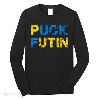I Stand With Ukraine Puck Futin Support Long Sleeve Shirt