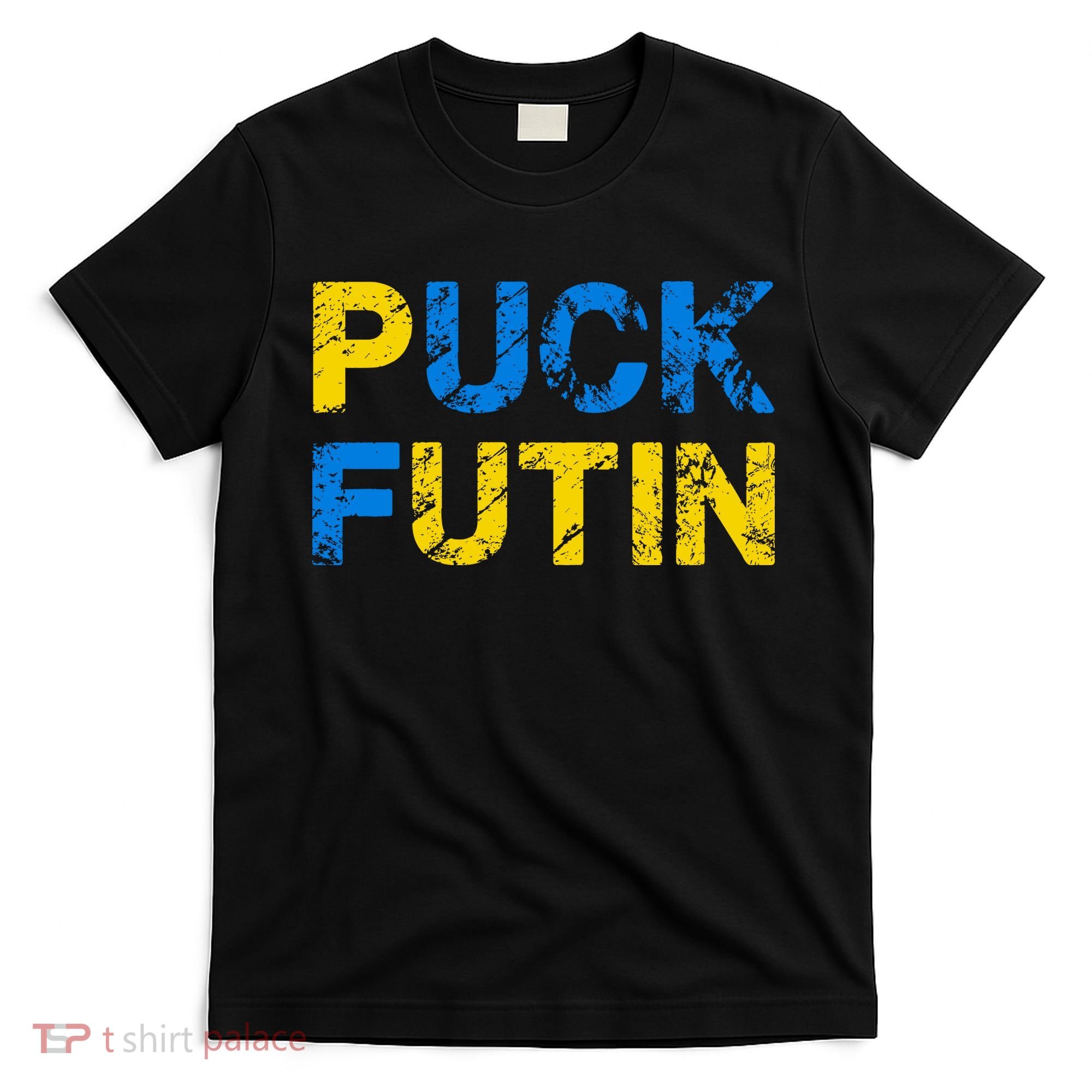 I Stand With Ukraine Puck Futin Support T-Shirt