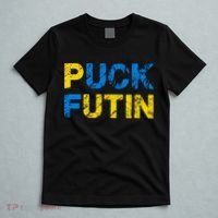I Stand With Ukraine Puck Futin Support T-Shirt thumb 5