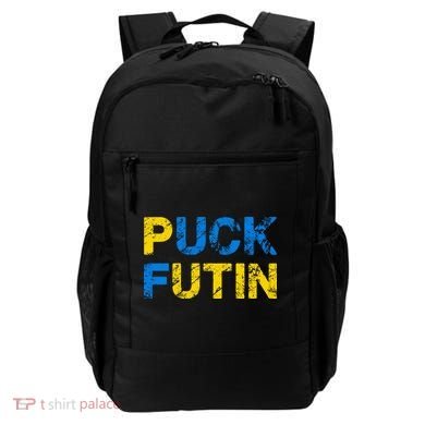 I Stand With Ukraine Puck Futin Support Backpack