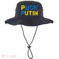 I Stand With Ukraine Puck Futin Support Bucket Hat thumb 0