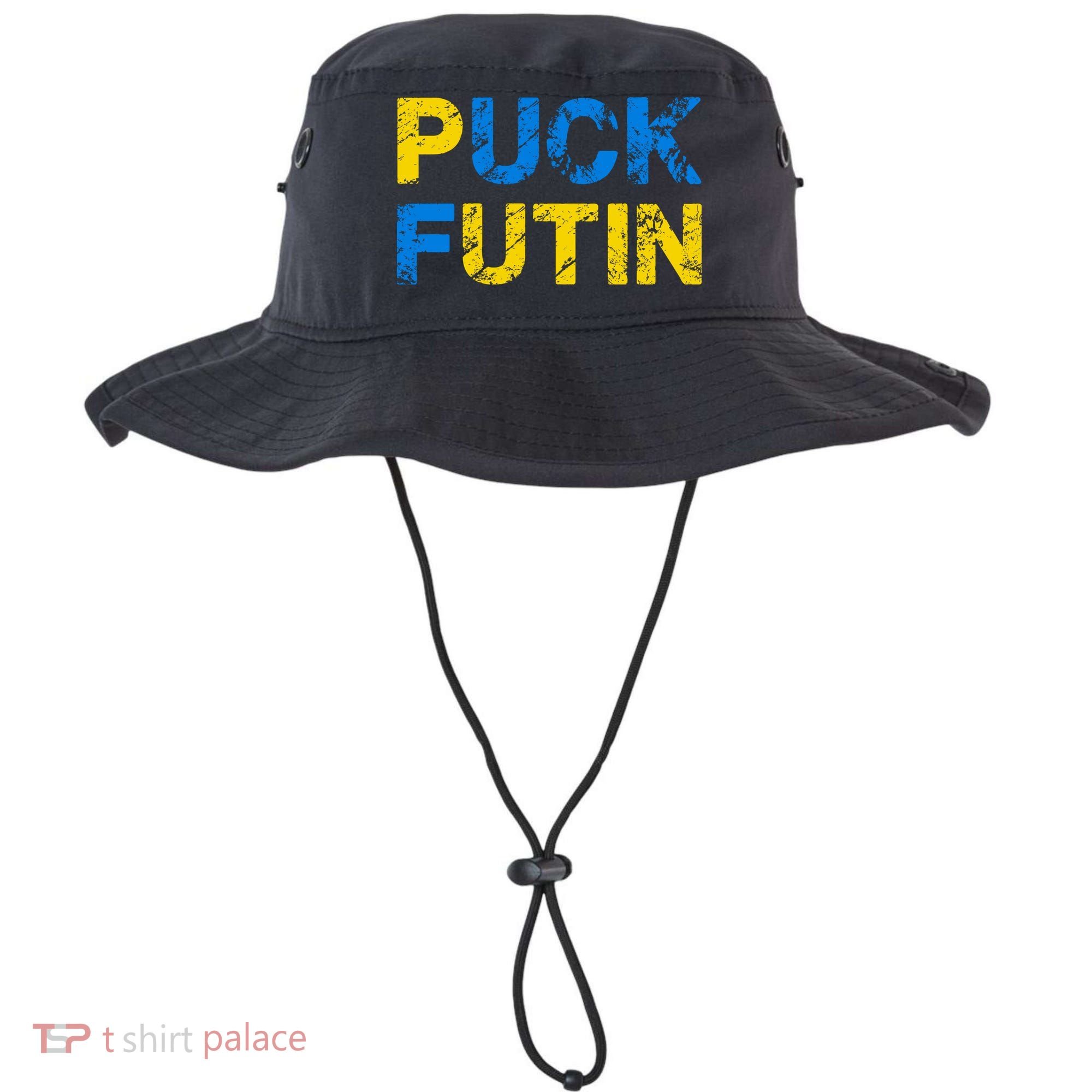 I Stand With Ukraine Puck Futin Support Bucket Hat