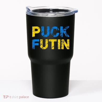 I Stand With Ukraine Puck Futin Support Tumbler